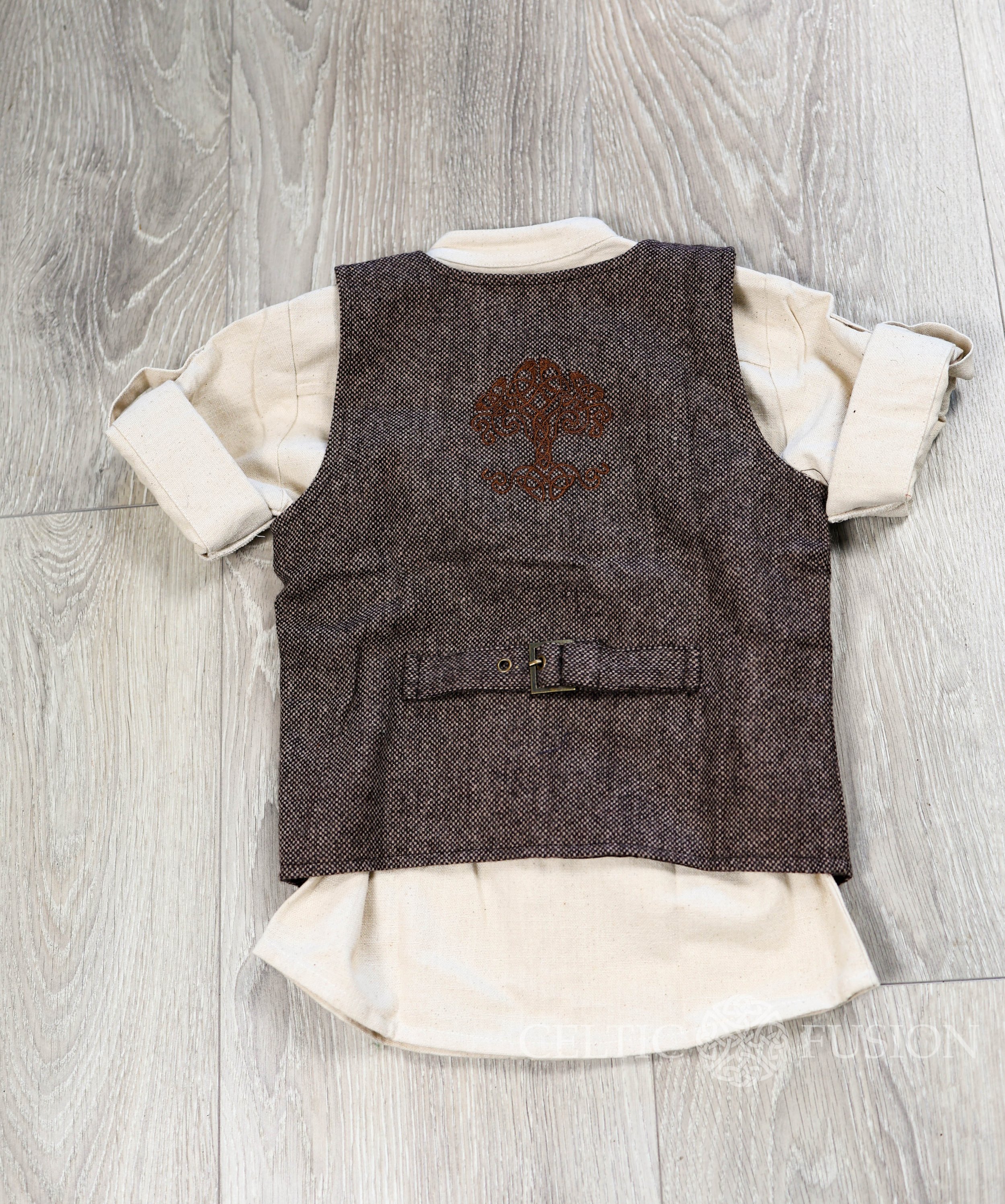 BOYS VEST/ Boys wedding vest, Boys smart vest, Tree of life vest, boys wedding outfit, boys classic vest, kids ethical clothing, kids vest