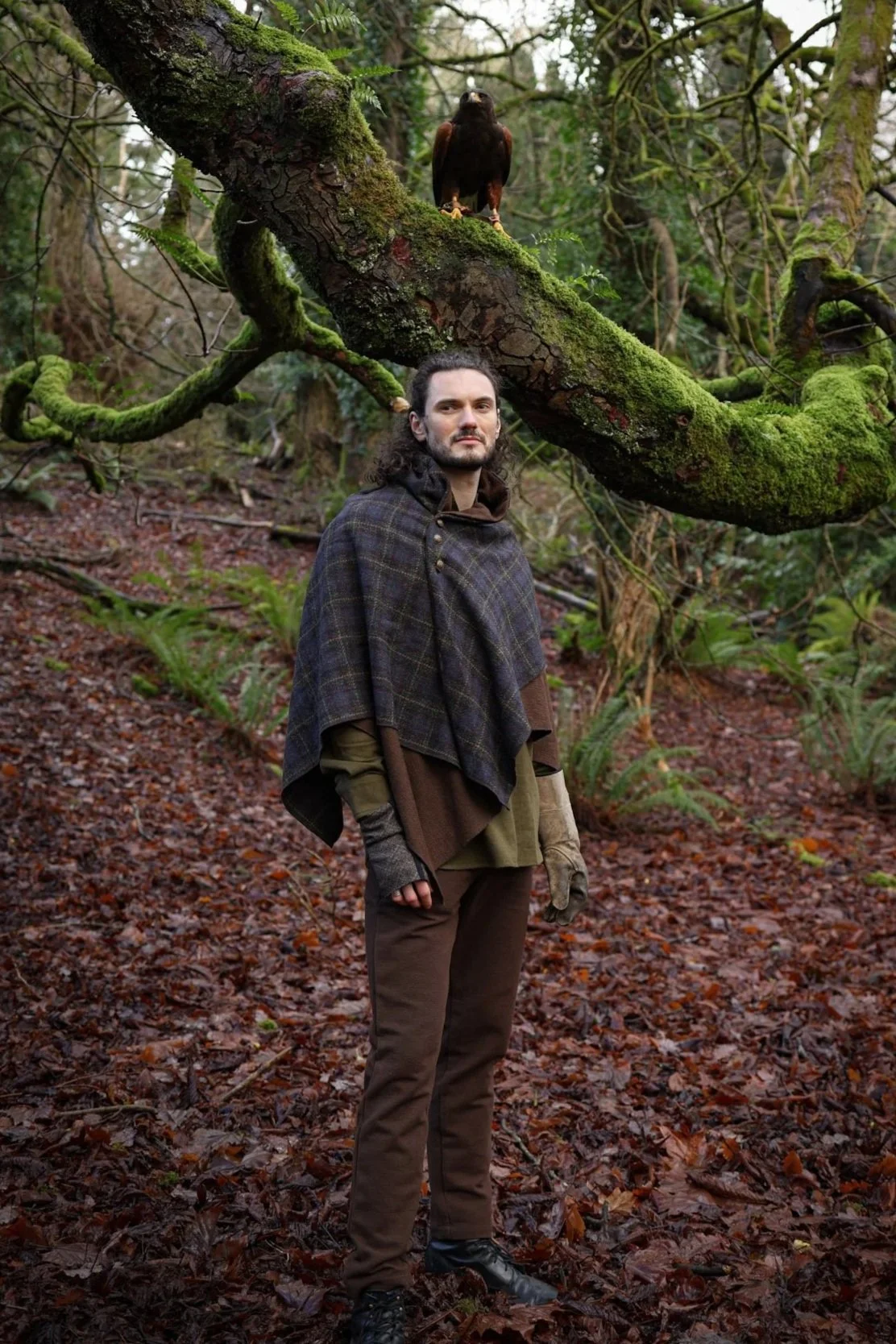 Outlander Cape, tweed cape, tweed cloak, tweed cape, Tartan poncho cape, tartan cloak, tartan tweed cape, celtic clothing, irish clothing store, pagan clothing