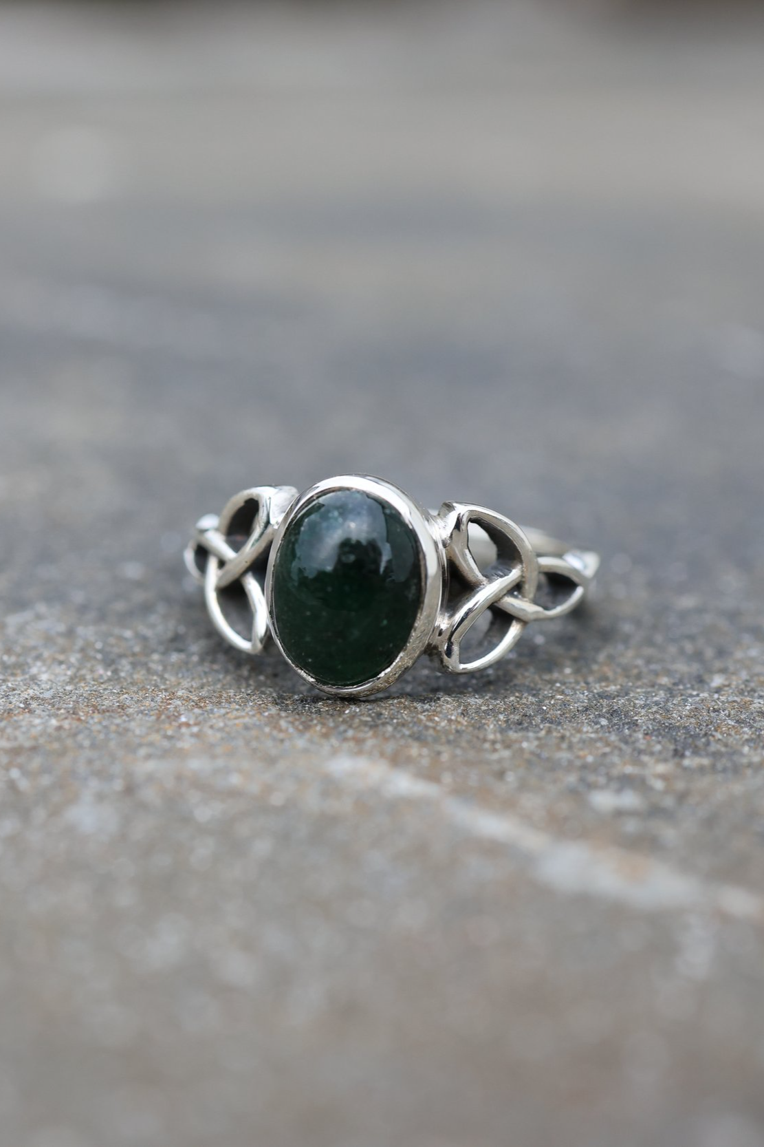 Jade Trinity Ring