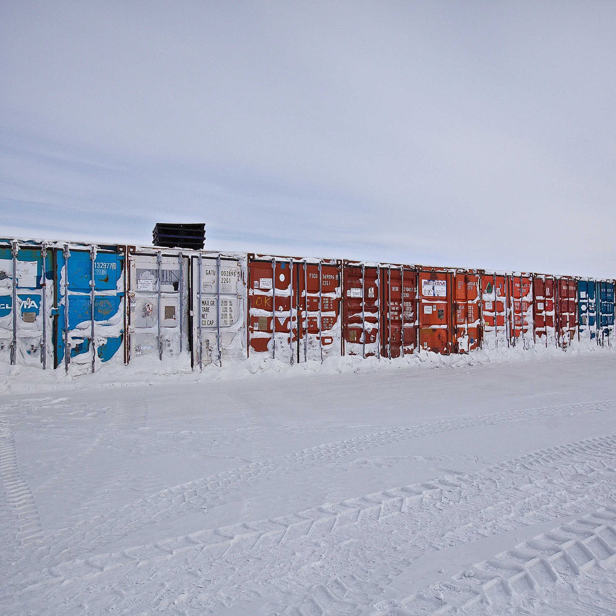 Seacans and Snow no. 3