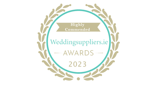 WeddingSuppliers.ie Awards 2023 Highly Commended badge