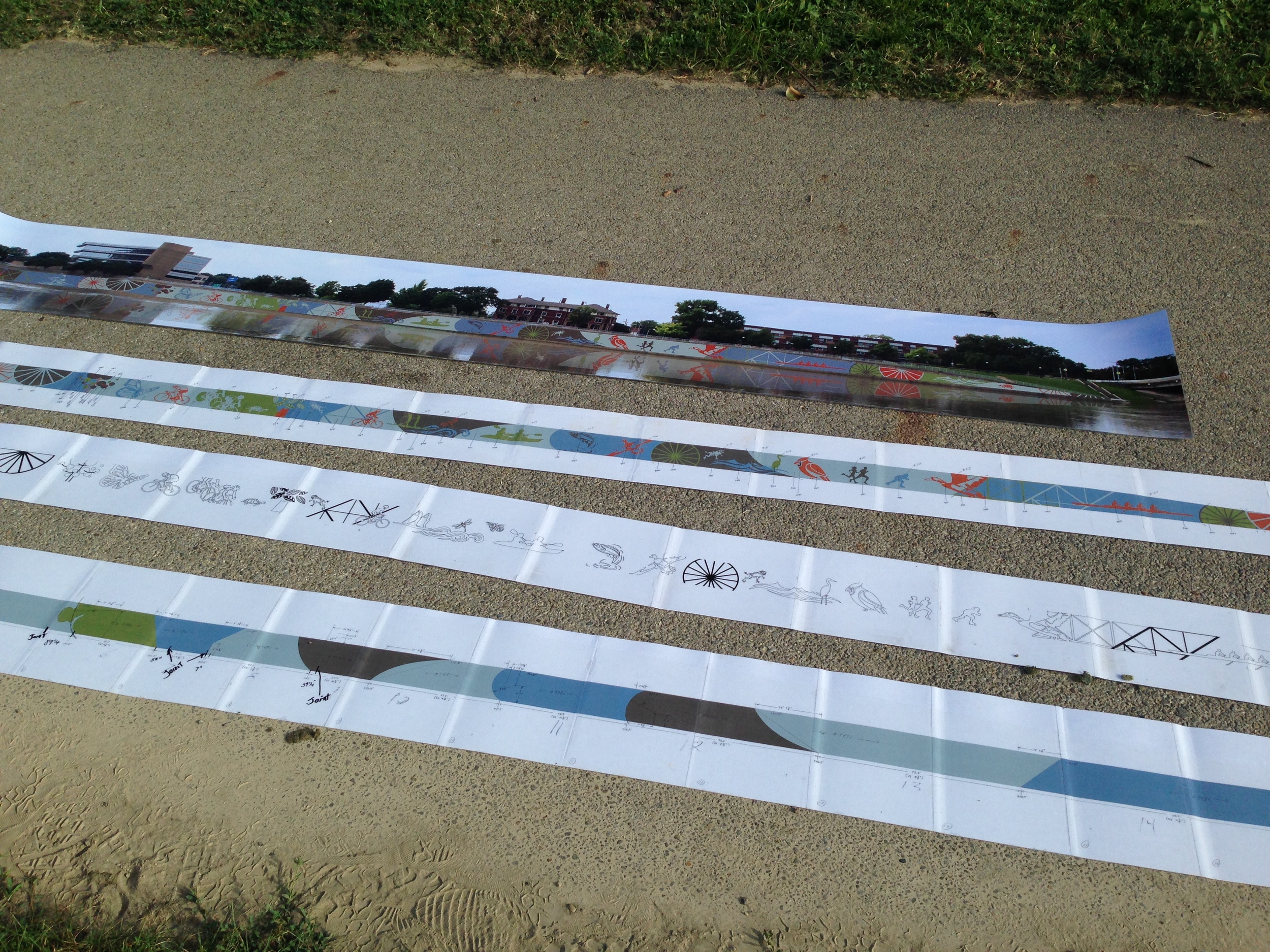 K12/TEJAS has done a great job preparing the process to paint. They have it down to an organized science.