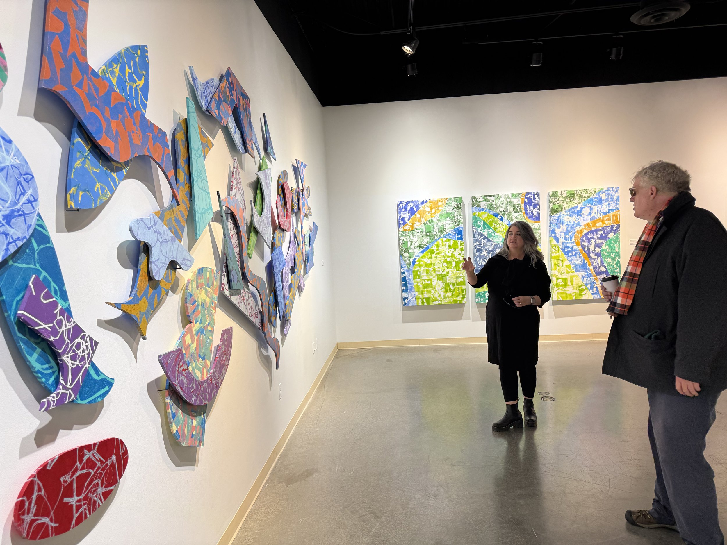 Discussing Botanical Drift with Wilmington College Professor