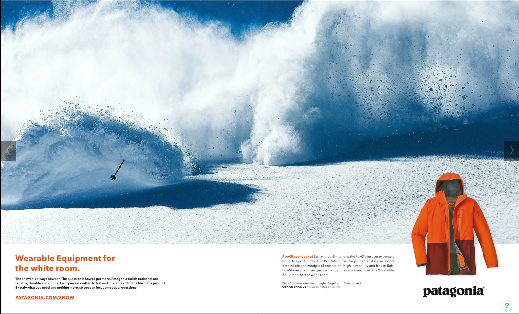 Patagonia Ad 2016
