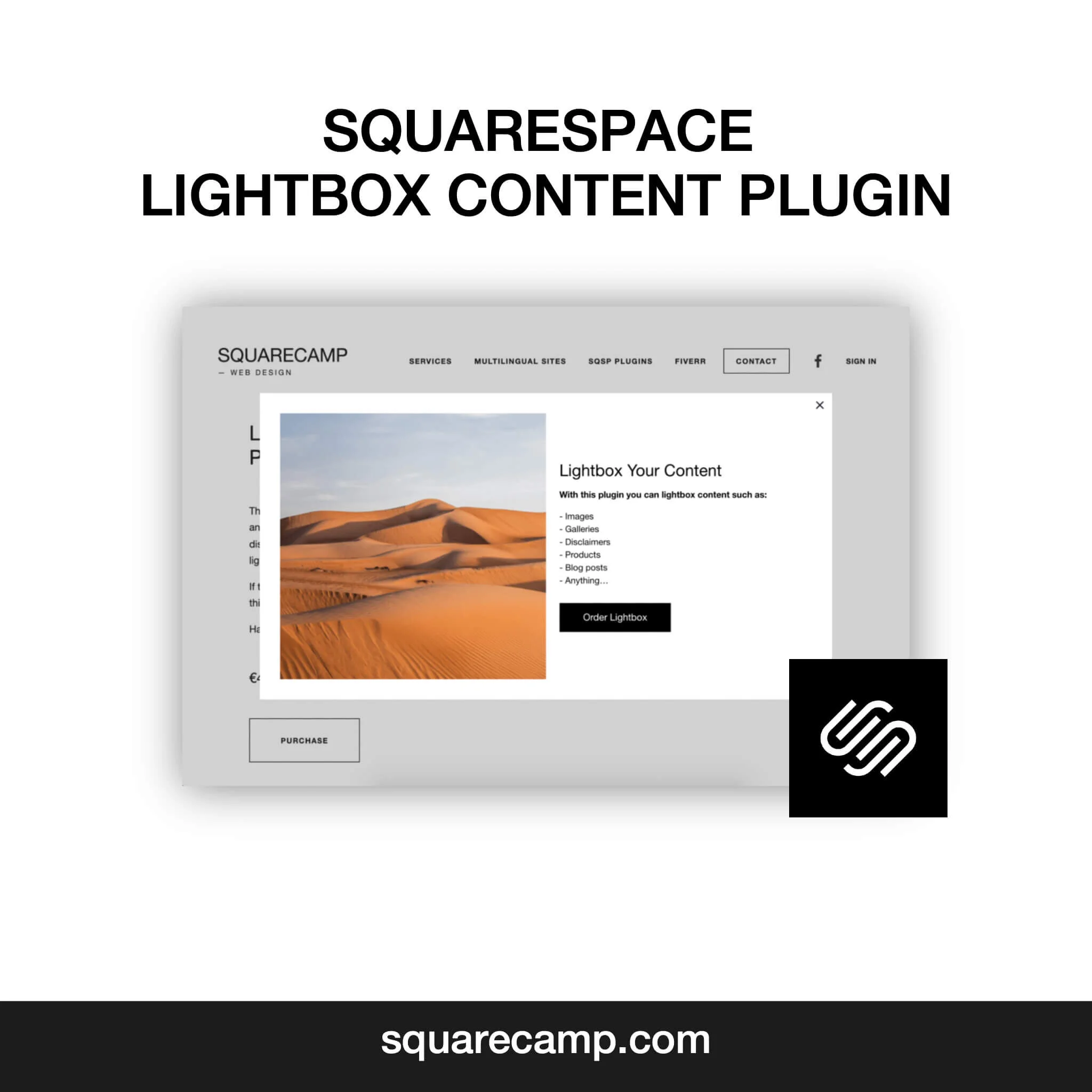 Lightbox Content On Your Site Plugin