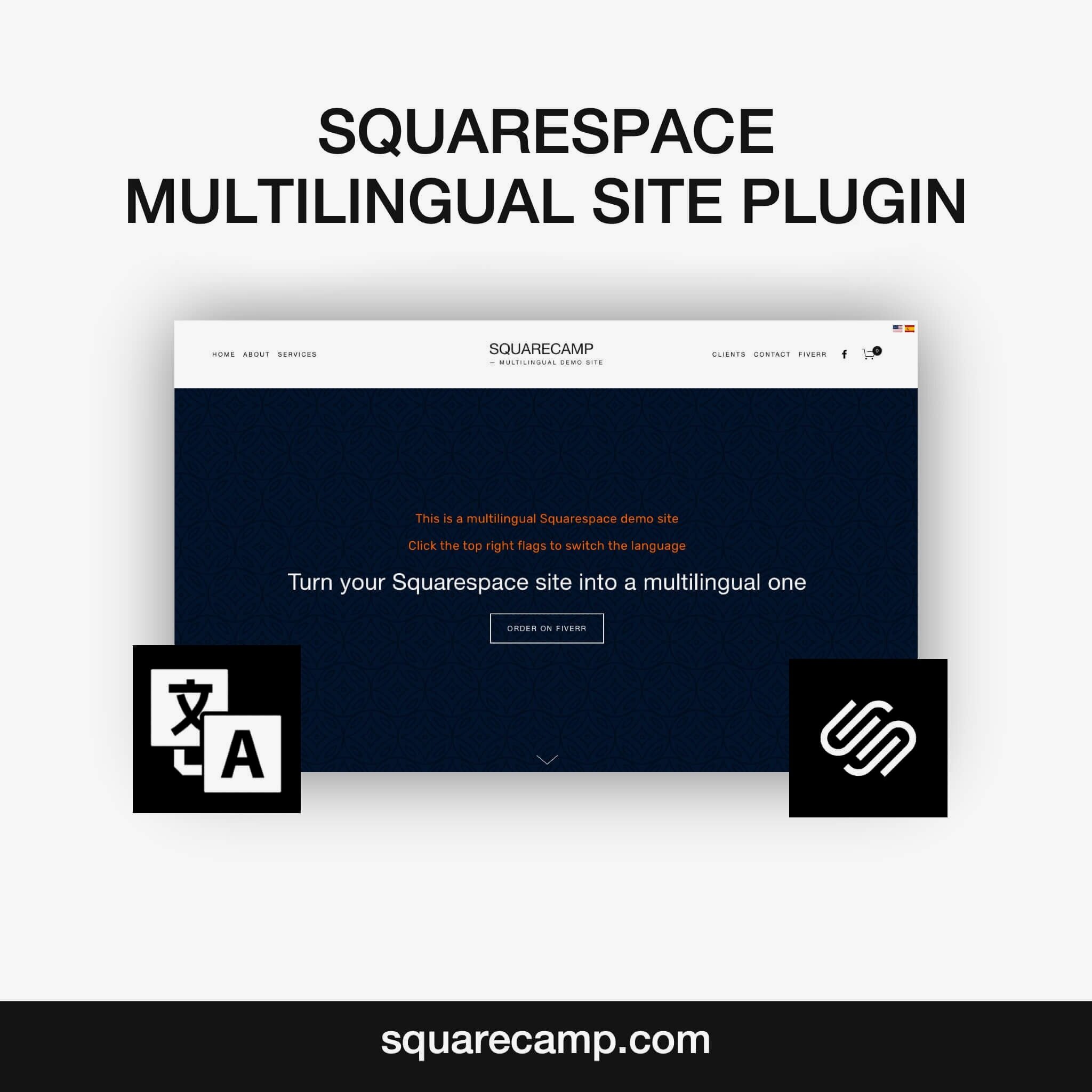 Squarespace Multilingual Site Plugin