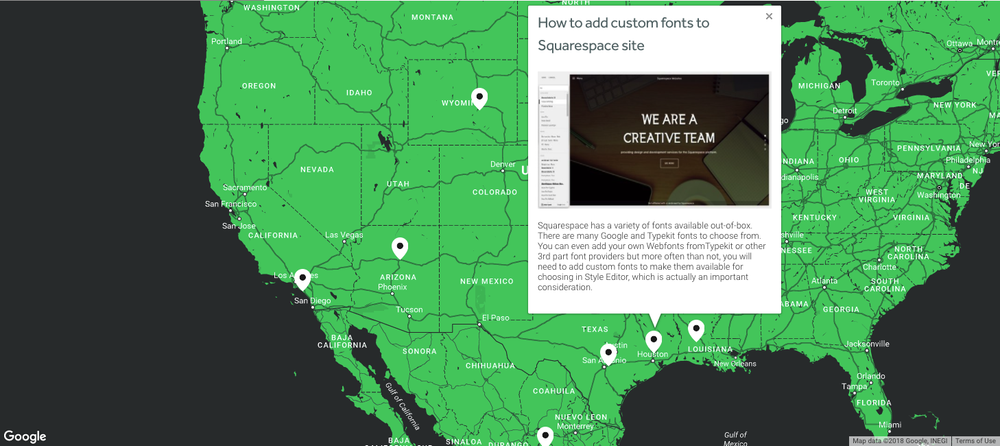 Advanced Interactive Map Block