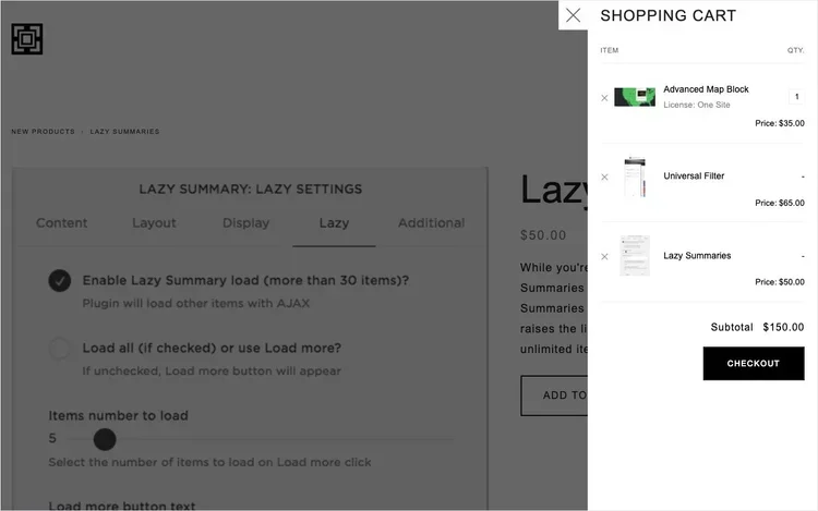 Custom Cart Slide Out