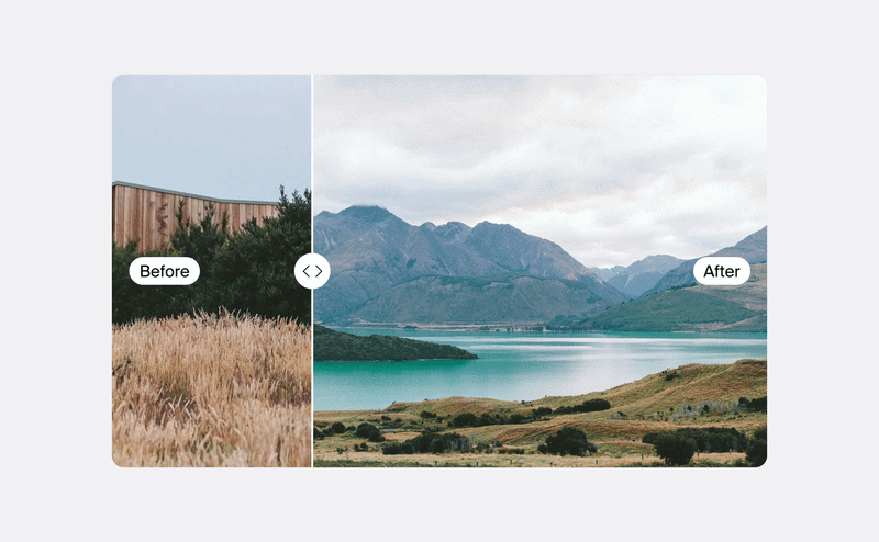 Before &amp; After Slider