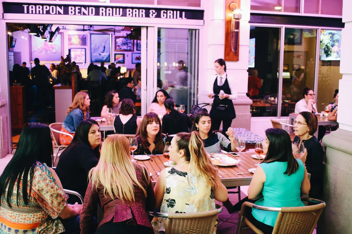 Women Who Wine® Meetup at Tarpon Bend Coral Gables 3.21.2018