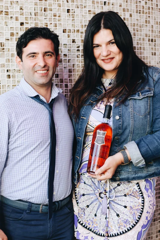 The MADIA winemakers: Nicola Colelli and Tina Ippolito