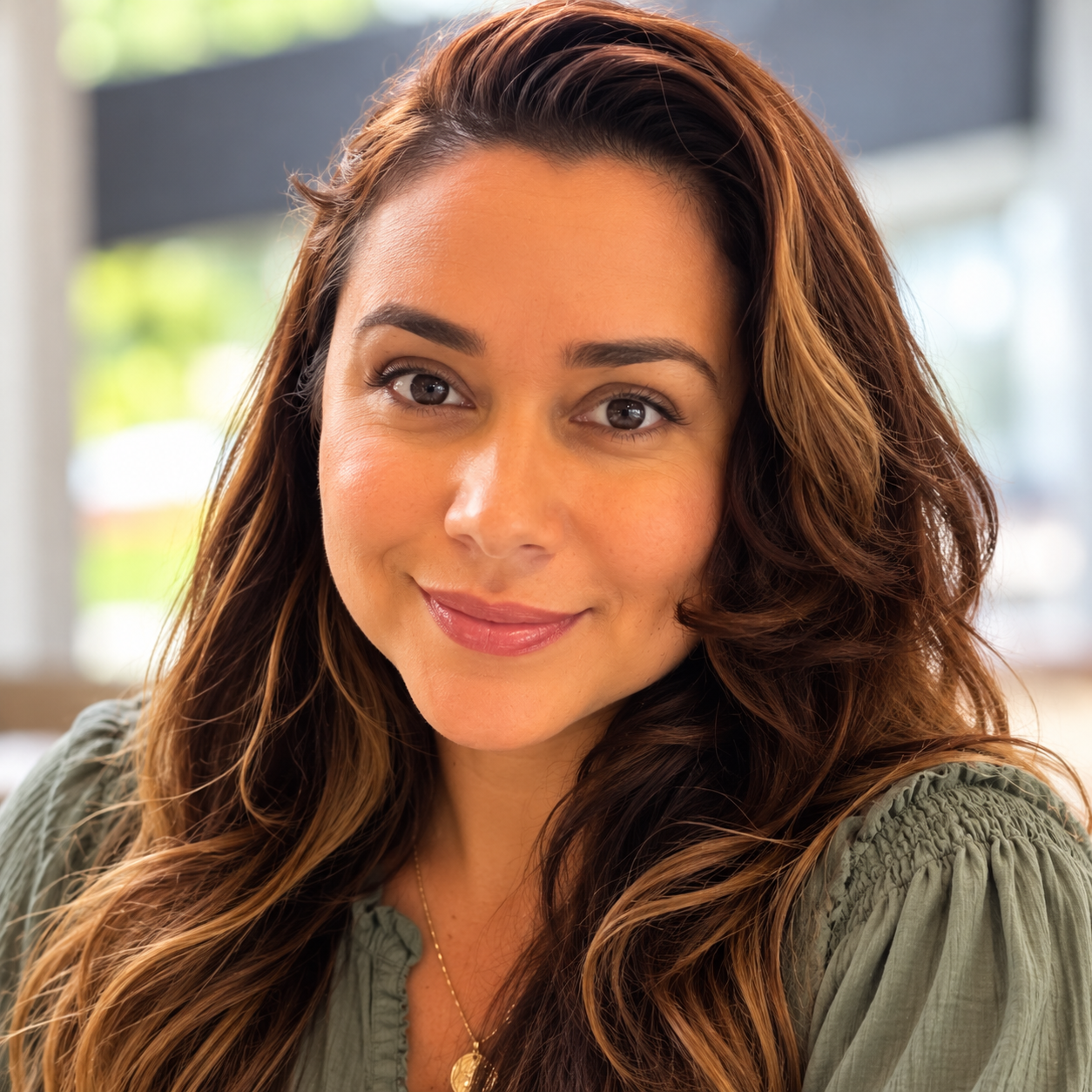 Shaylalin Garcia, marketing and communications professional and mother supporting women through community and family services.