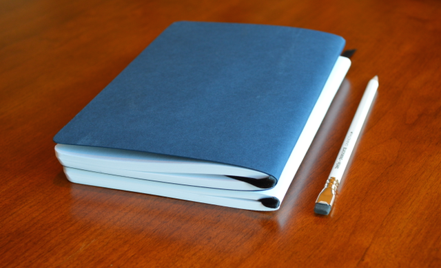 Blue Print Blue and Soft White Notebooks