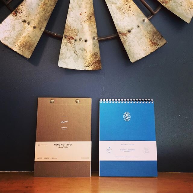 Appointed has a new notebook called the District Notebook which supports the local D.C. community!  Check it out at appntd.com @appointedco #newnotebooks #americanmade #washingtondc #cobaltblue