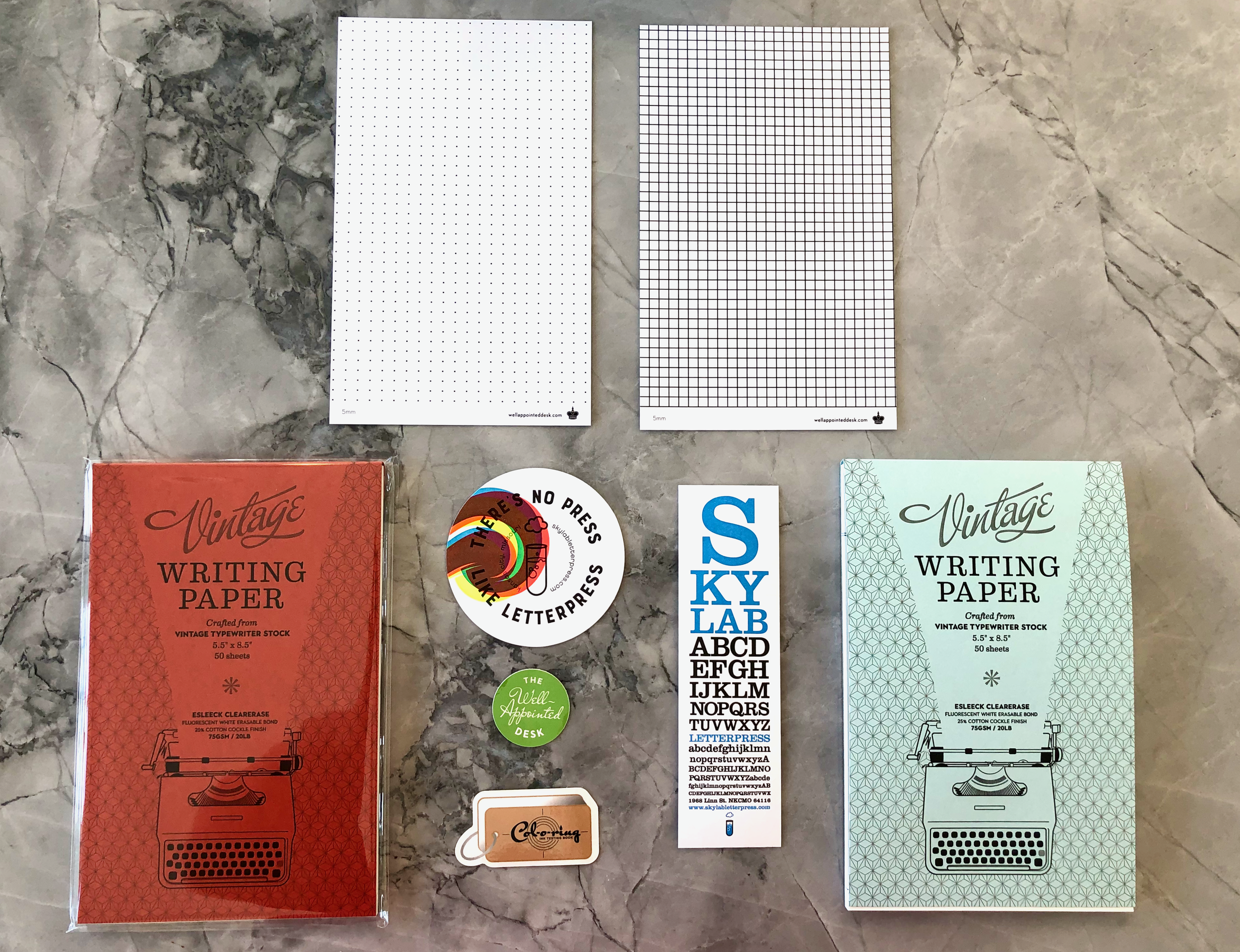 Well-Appointed Desk Vintage Writing Paper Pad Review — Original
