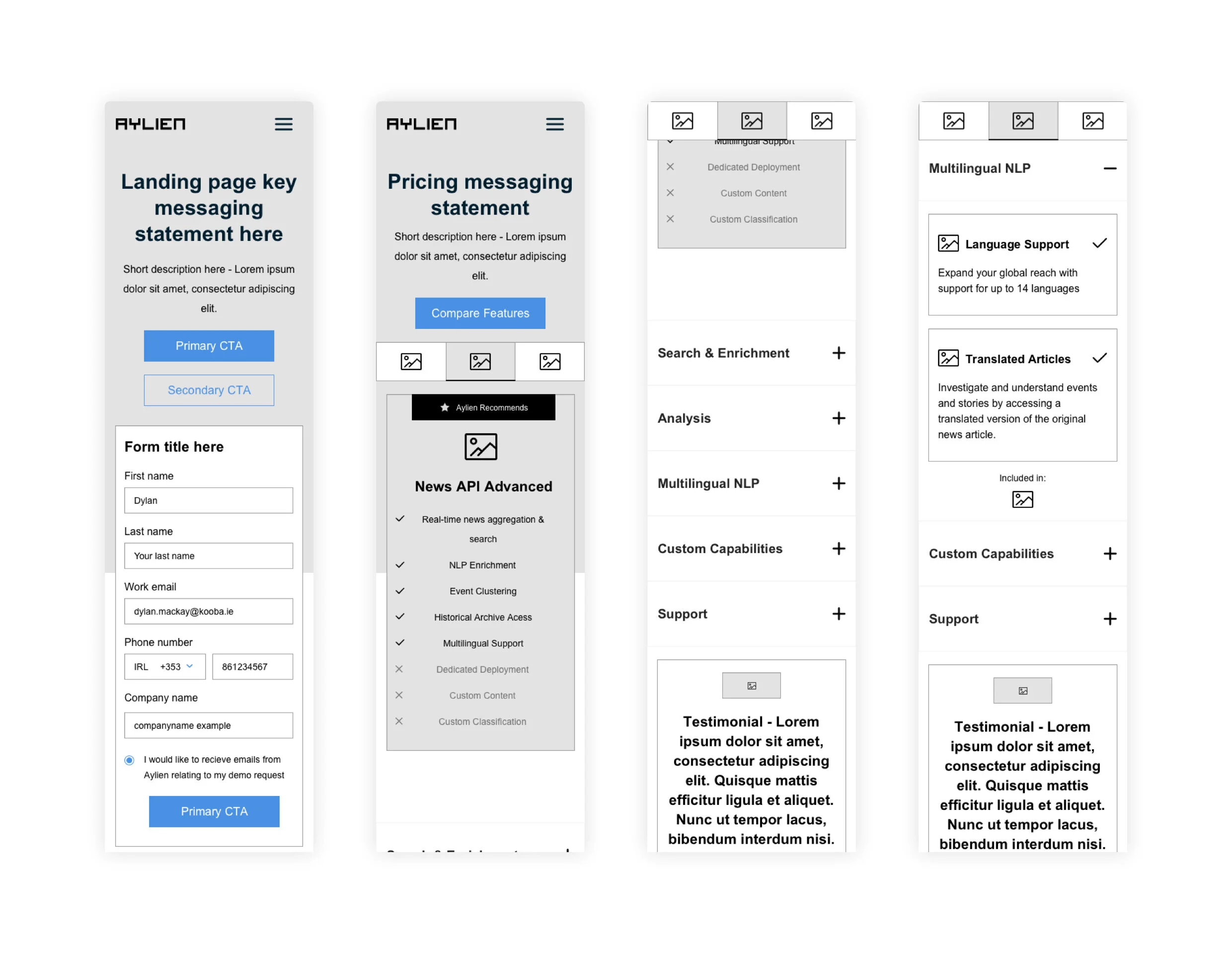 Concept Ideation and Progression
