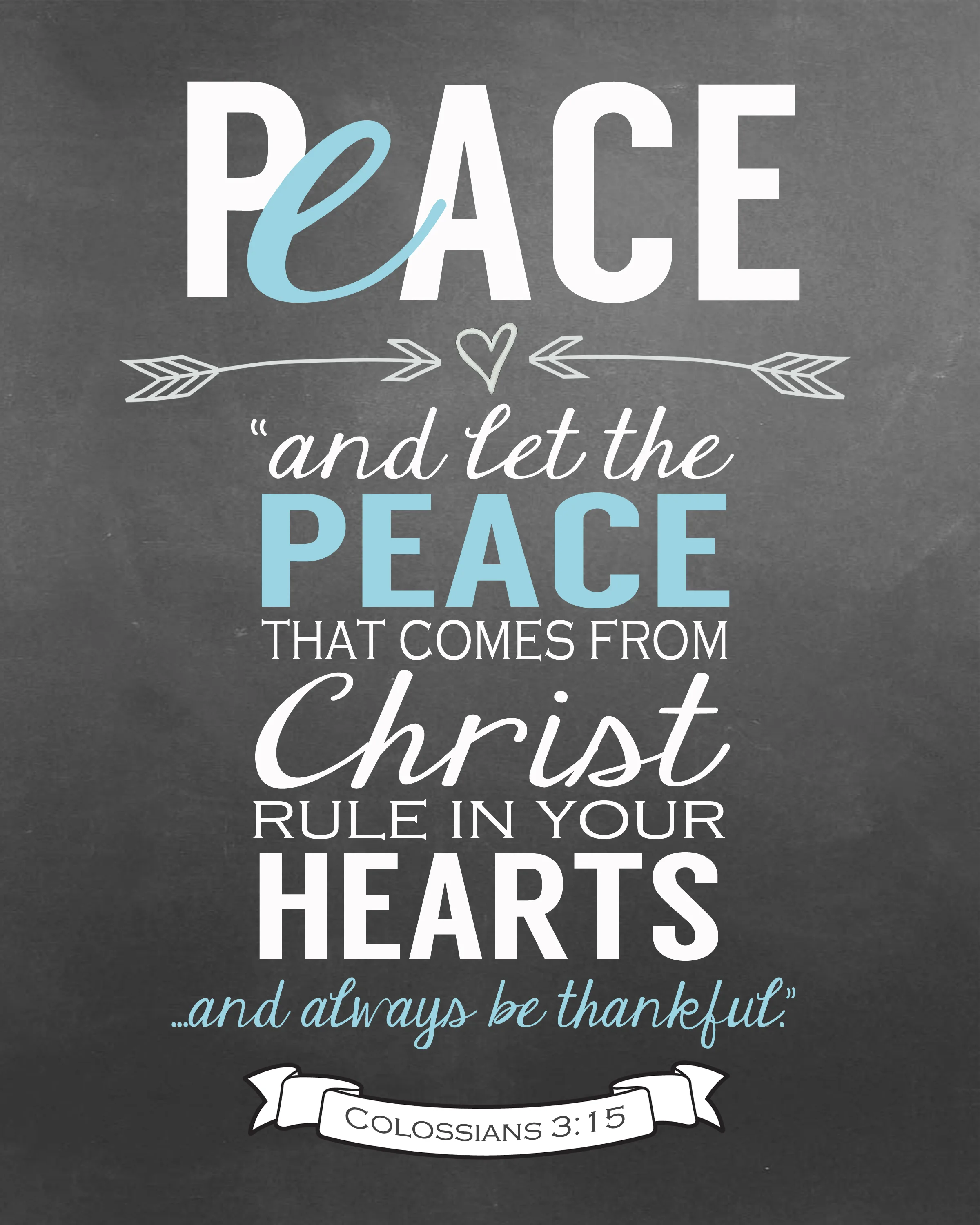 Peace verse 8x10