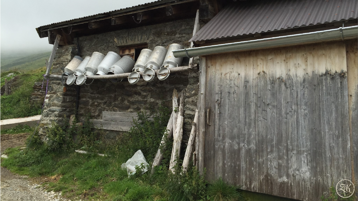 Bergbauernidylle in Österreich