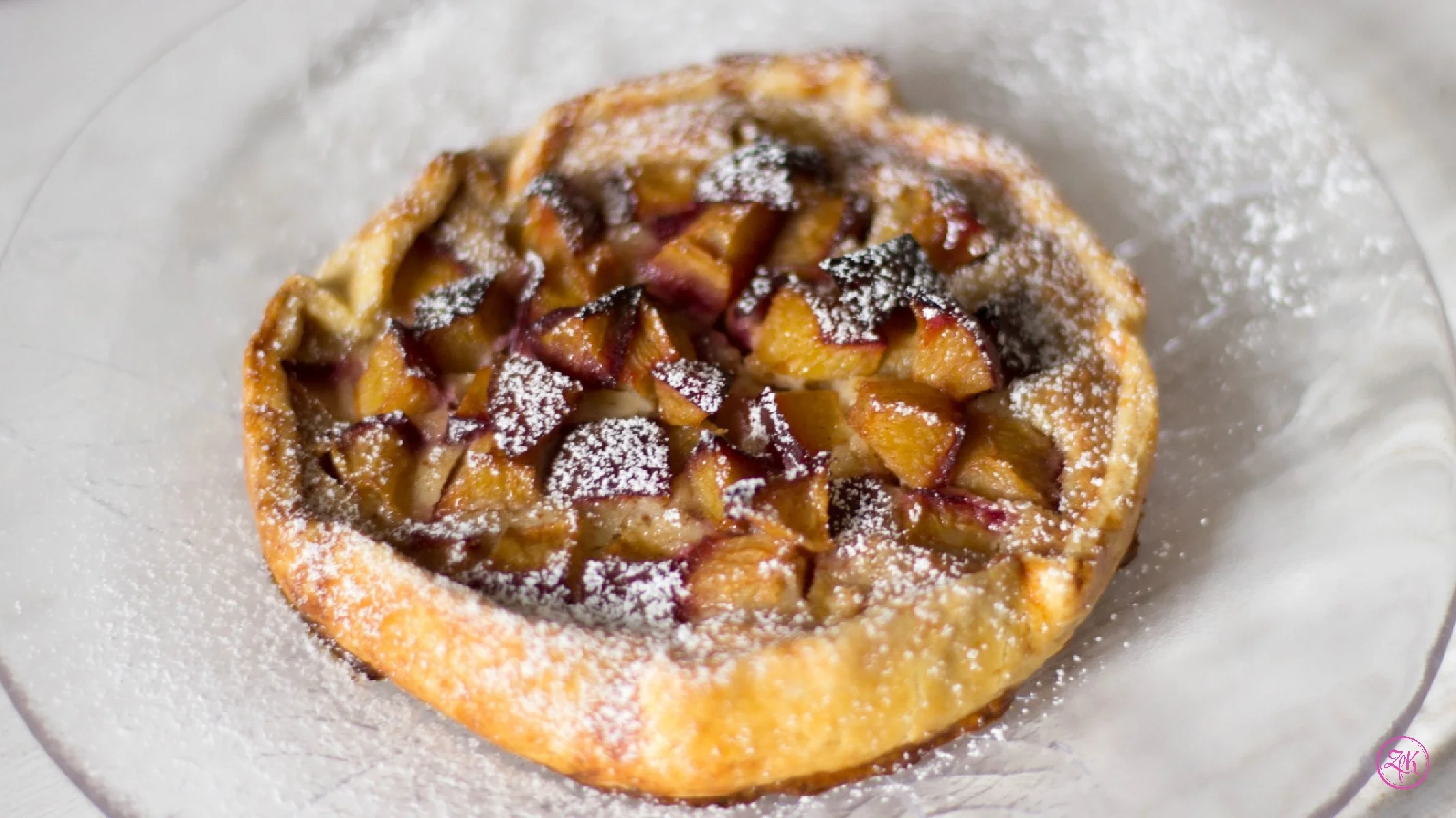 Galette mit Frangipane und Zwetschgen