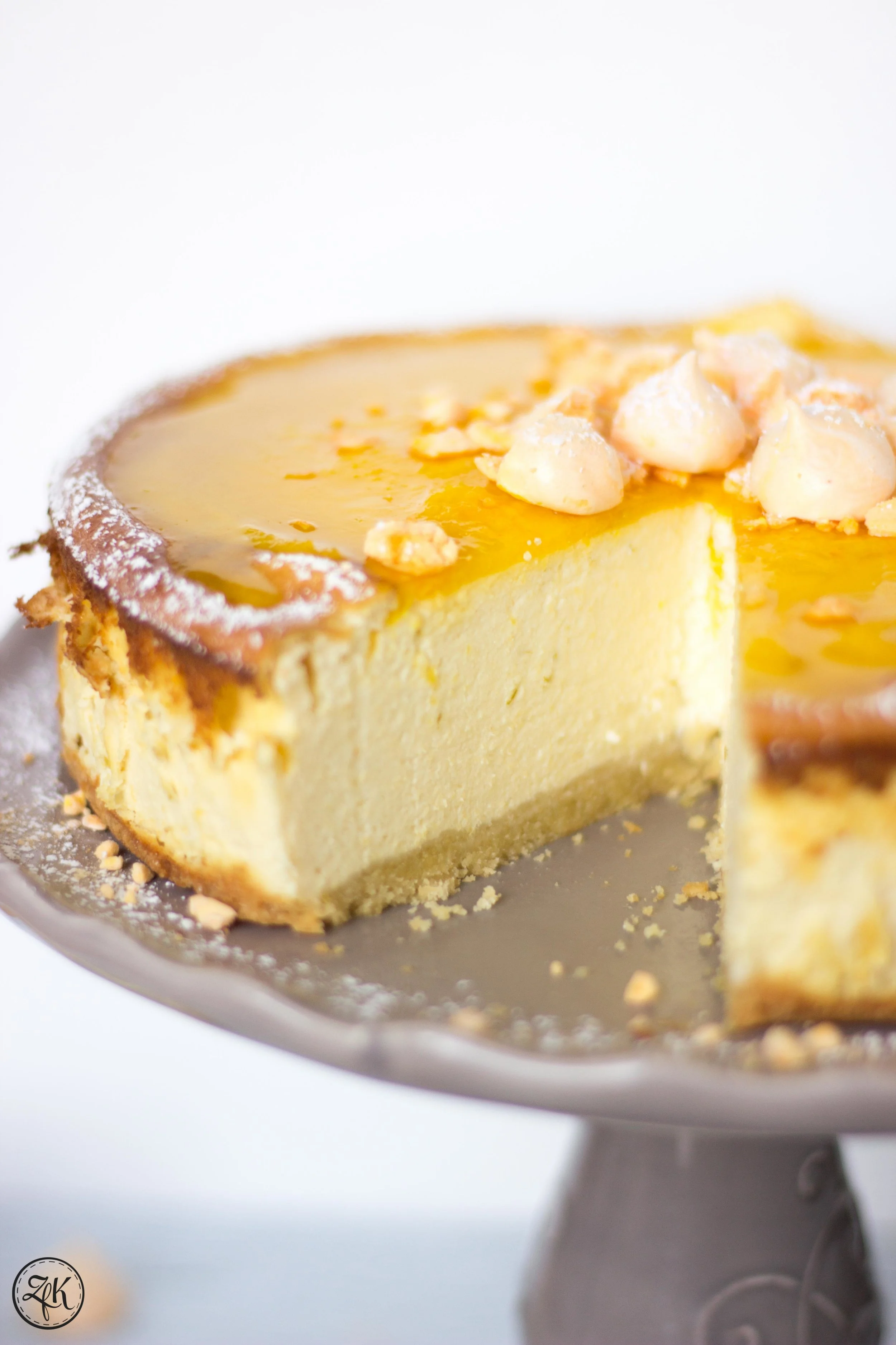 Mango Quark Kuchen