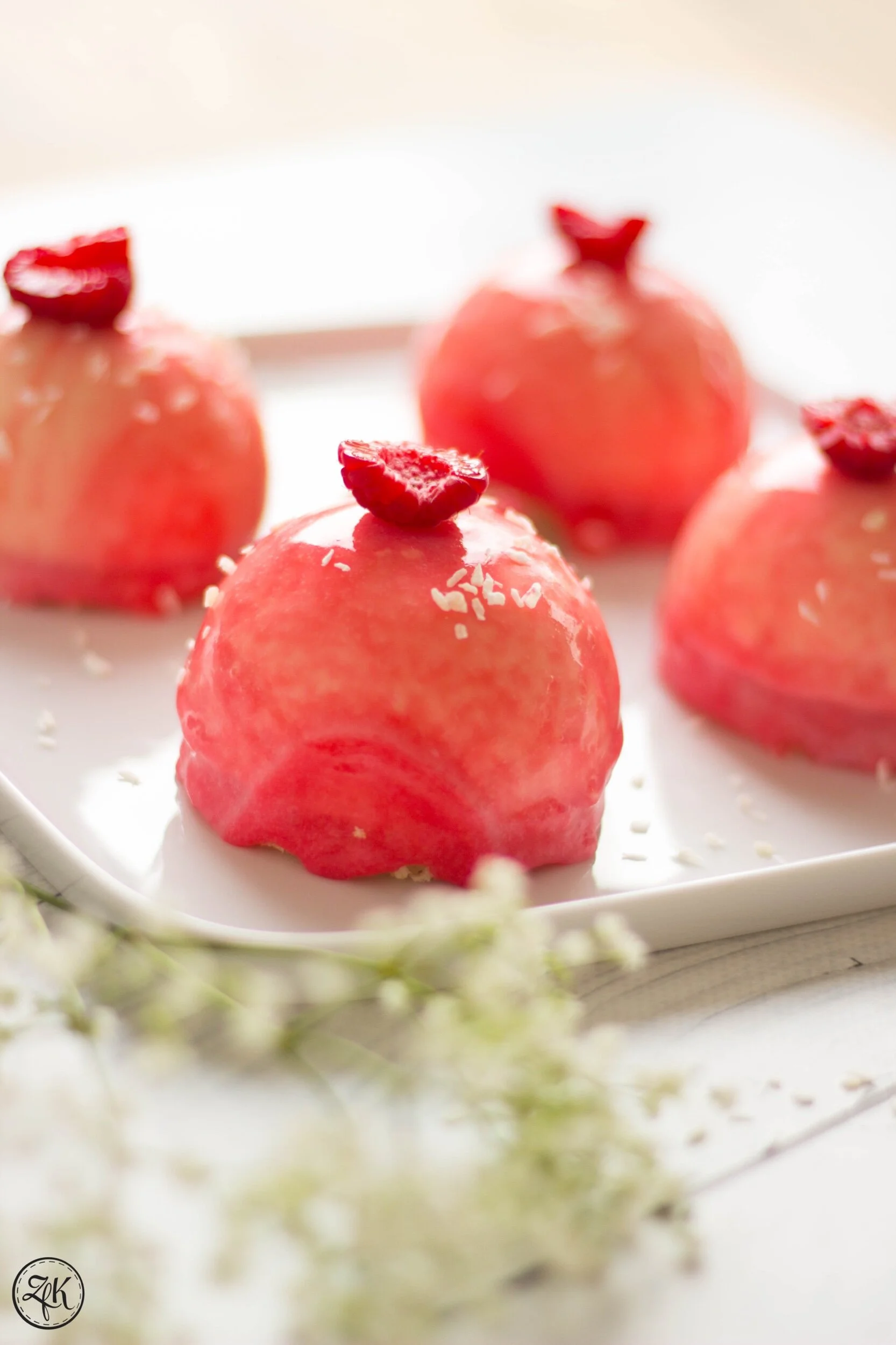 Kokos-Himbeer-Törtchen {Himbeere | Kokos | Sahne | Schokolade}