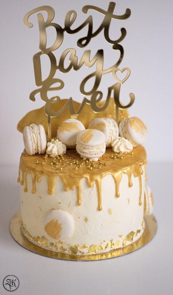 Salzkaramell-Törtchen {Macarons | Salzkaramell | Vanille | Meringue}