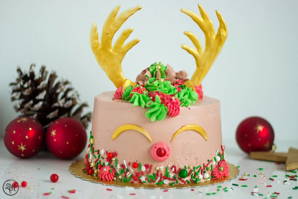 Weihnachtstorte {Kirsche | Schokolade | Vanille | Glühwein | Zuckerperlen}