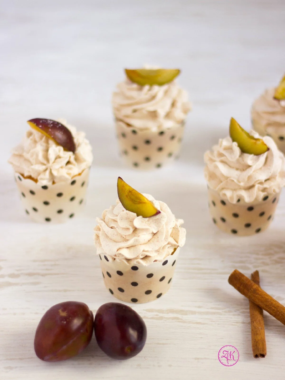 Cupcakes mit Zwetschgen {Zwetschgen | Zimt | Vanille}
