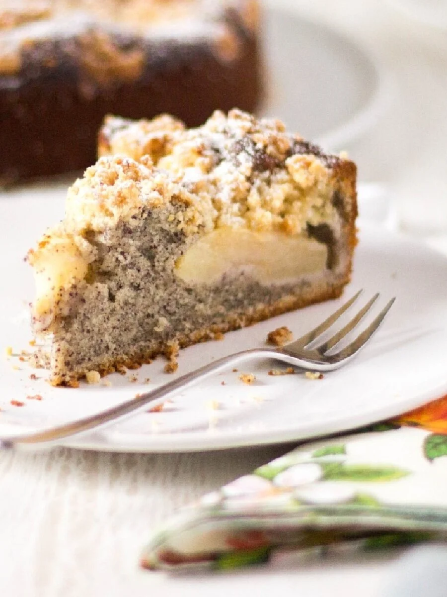 Apfelstreusel {Apfel | Mohn | Streusel | Mandeln}