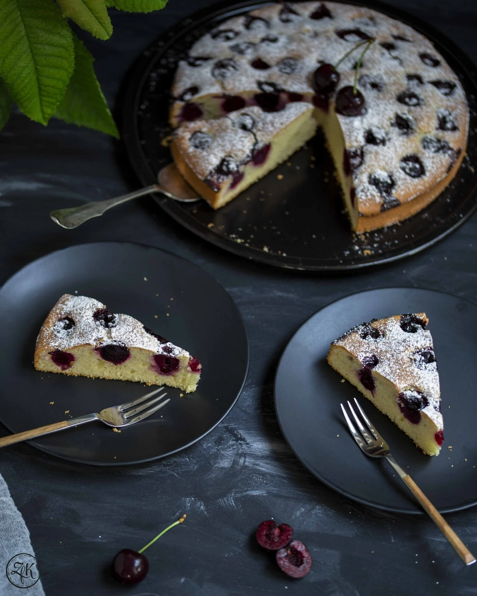 Kirschkuchen {Kirsche | Weizen | Vanille | Zimt }