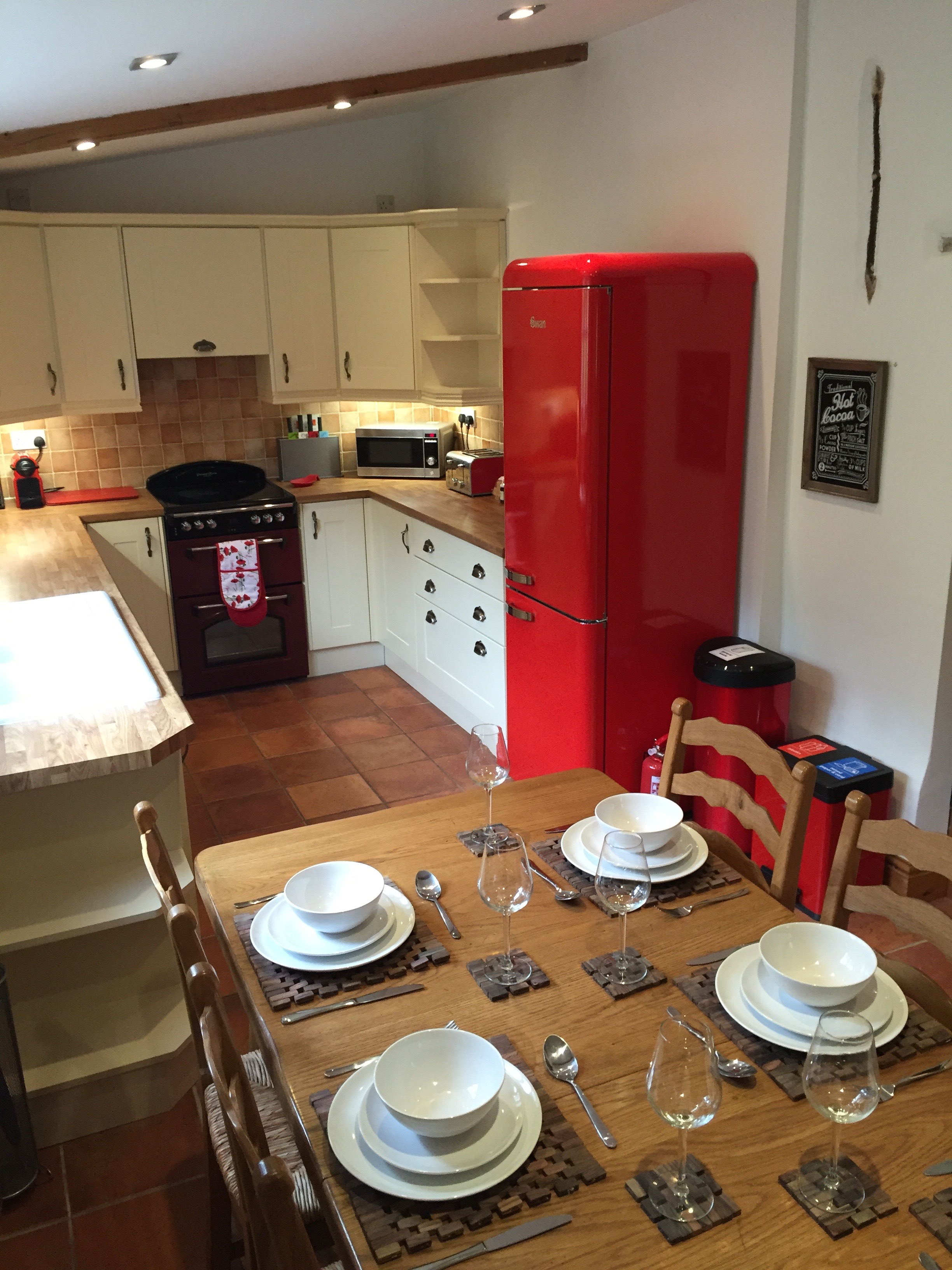Fully equipped kitchen