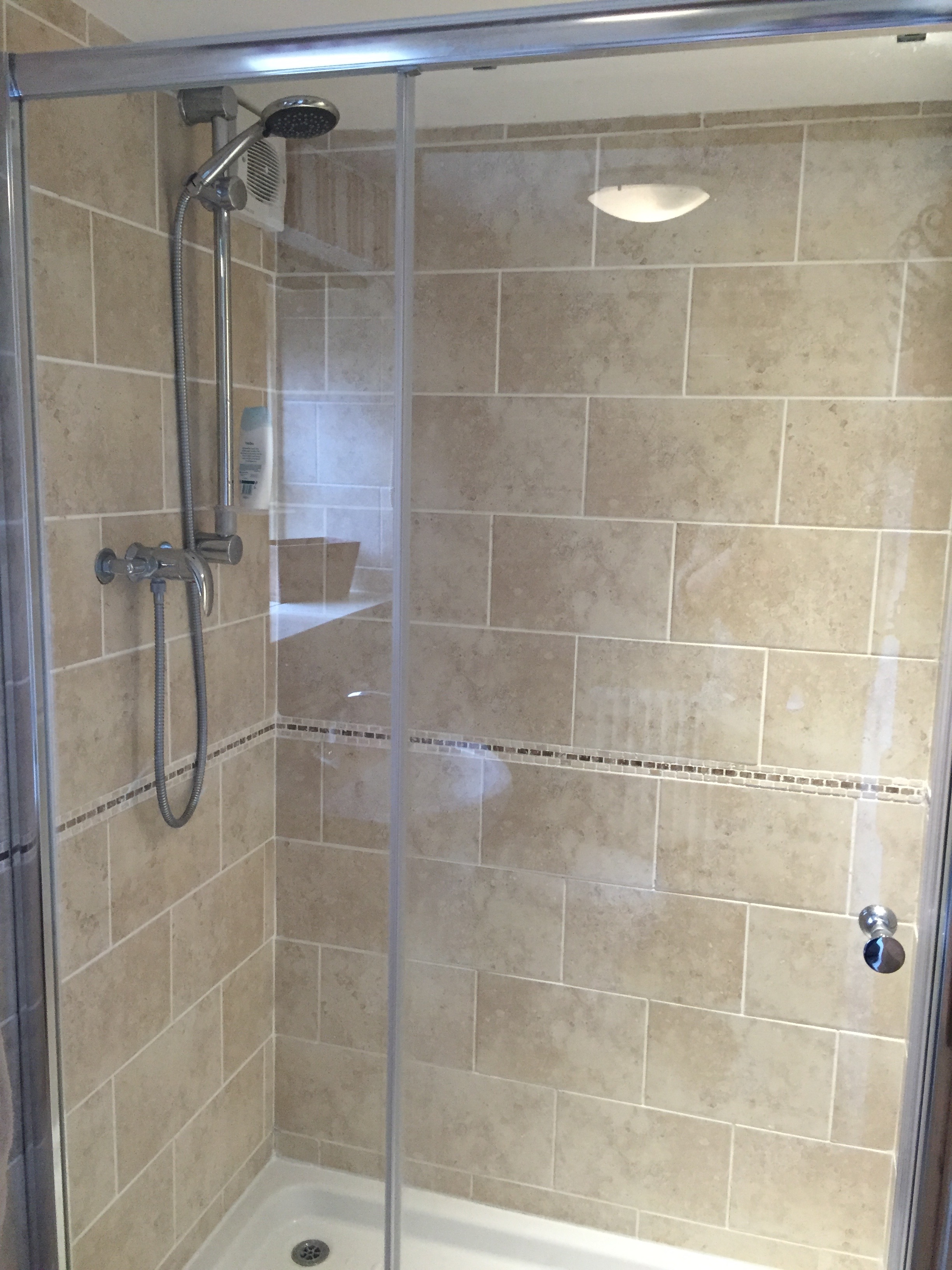 The downstairs ensuite