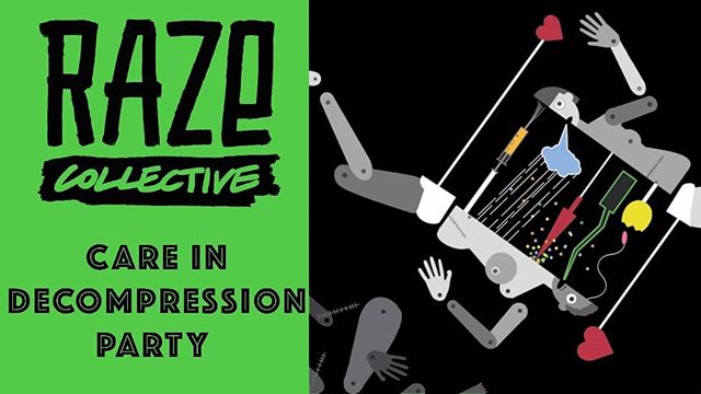 On Saturday @razecollective will be taking over @camdenpeoplestheatre for THE mid-festival party of #CareandDestruction. Expect Queer performance in all it&rsquo;s glorious forms, brilliant DJs and late night bar opening💃 &pound;5 tickets