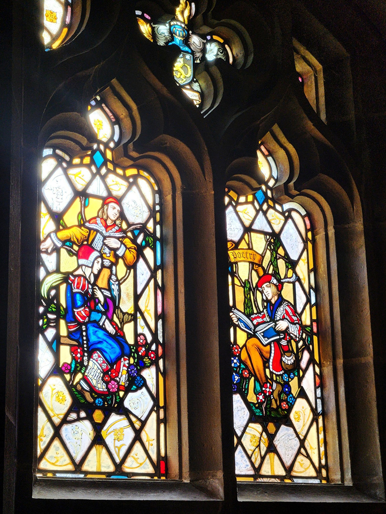 Stained glass windows replaced after vandalism at historic Meadow Brook Hall