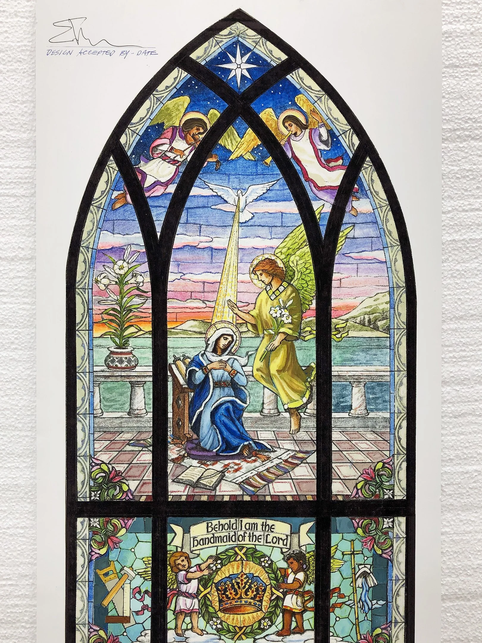 Stained-glass window to be installed at Immaculate Conception Elementary