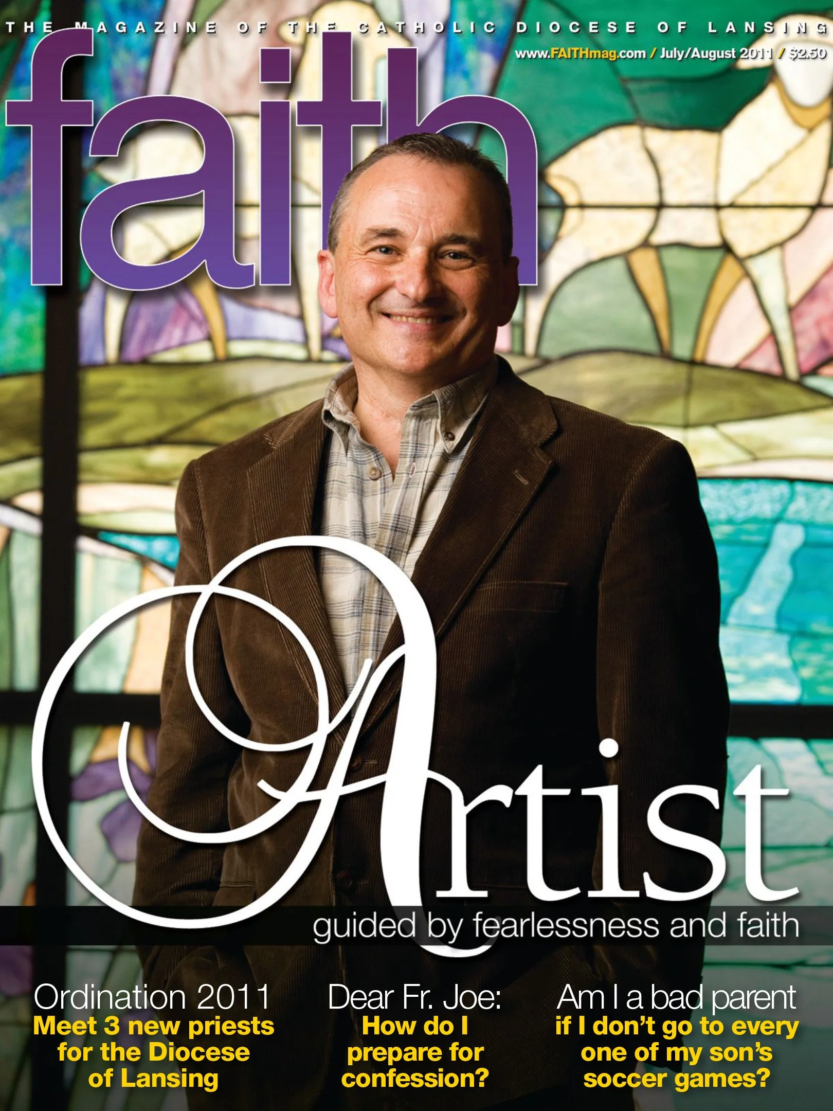 Artist guided by fearlessness and faith