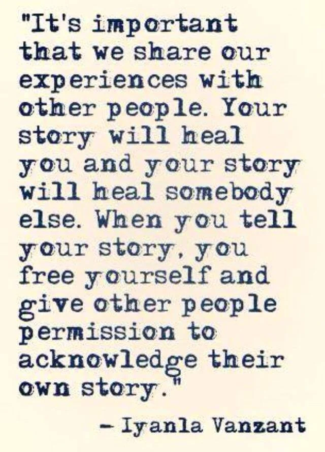 Write your story. Write your bones. Write your truth.