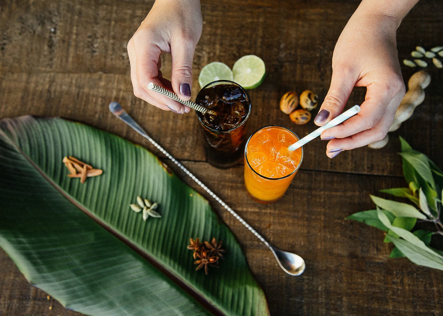 Craft Cocktails Advertising Shoot