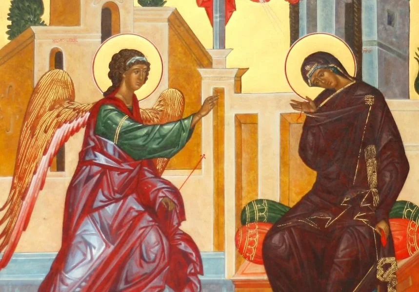Annunciation detail