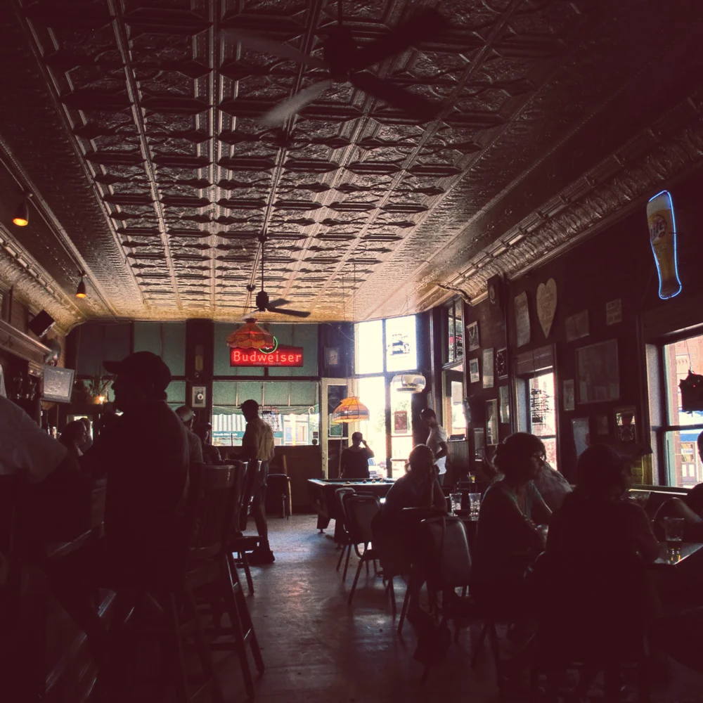  Victoria Bar. Kacy is hustling a pool shark in the distance.  