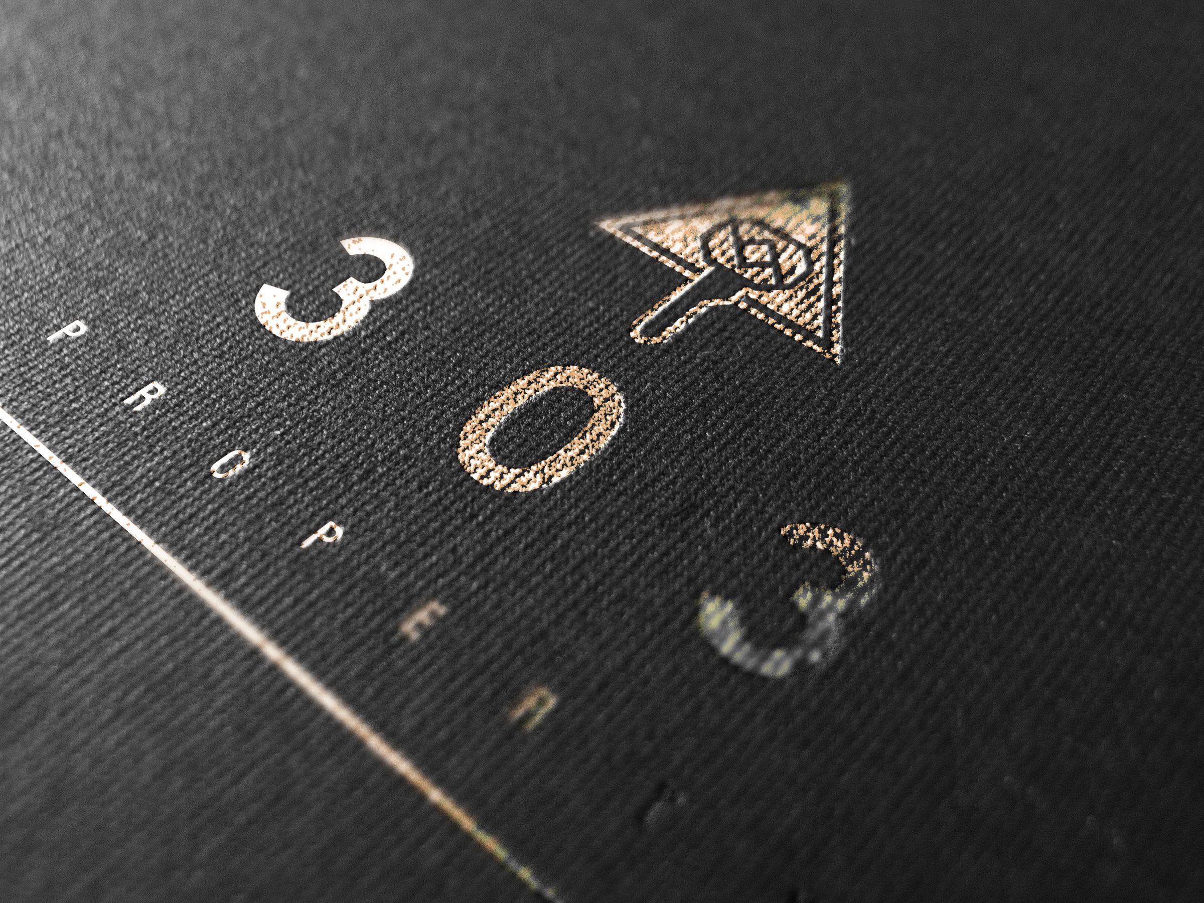 303 property gold on black fabric.jpg