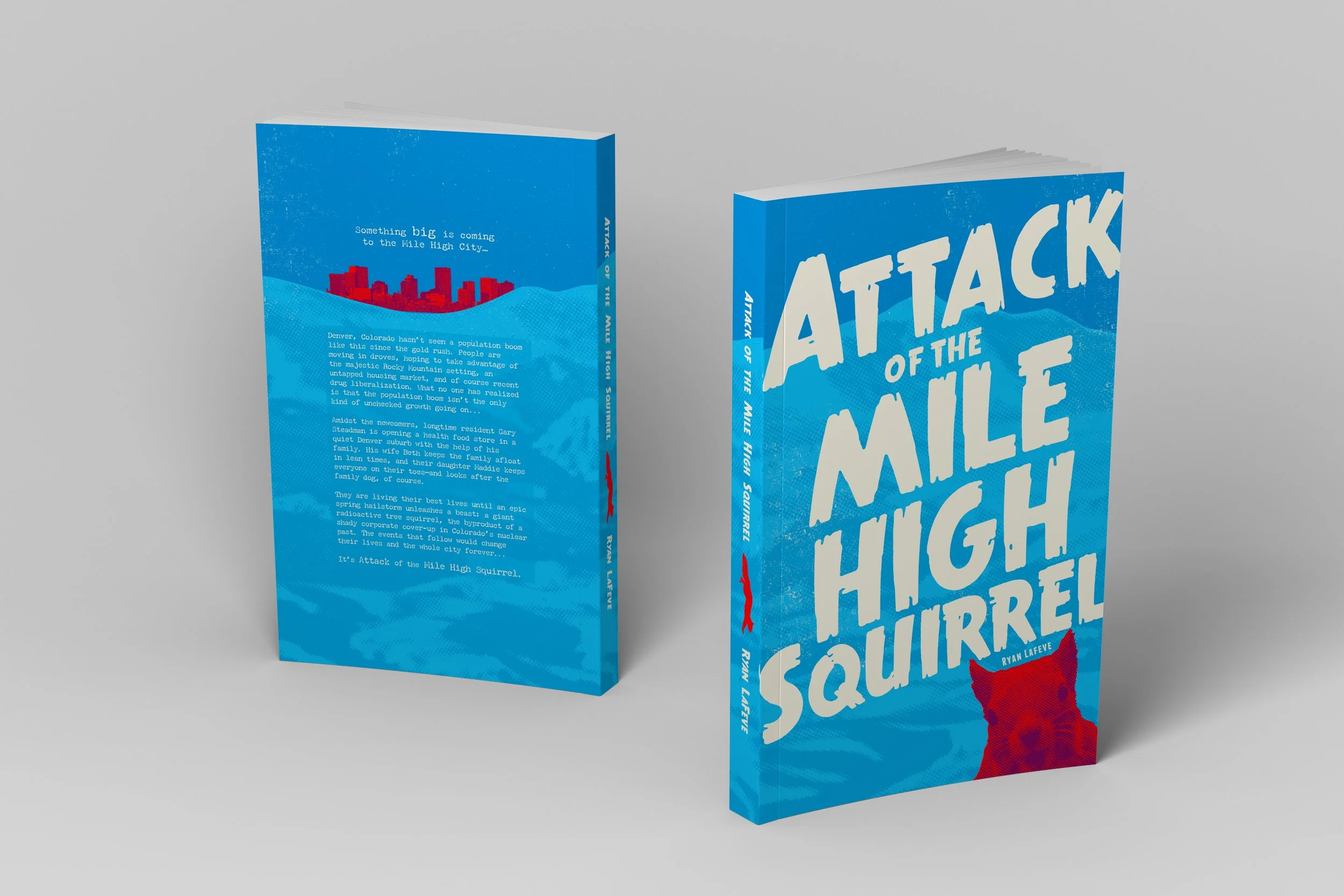  The author wanted a design reminiscent of old pulp novels. I used a vintage font and created halftones and custom textures to complete this vision. 