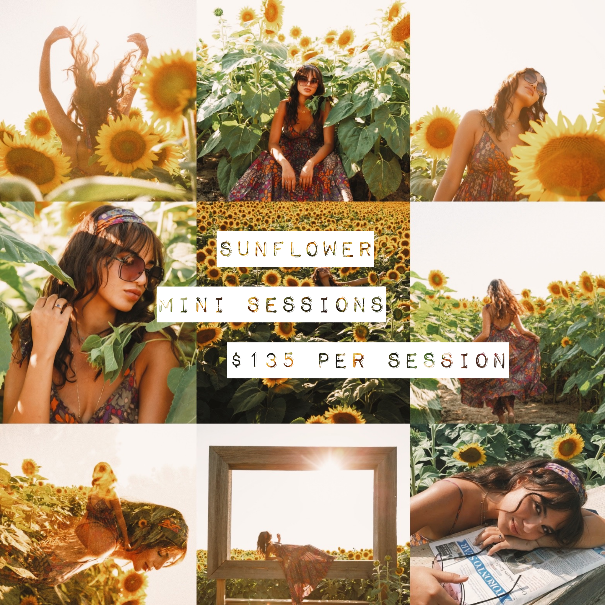 SUNFLOWER MINI SESSIONS 