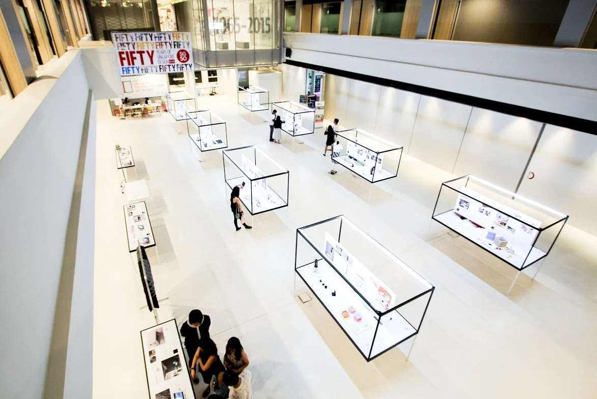 Layout of Structures at the National Design Centre. ( Photo credits: Anthony Yu )