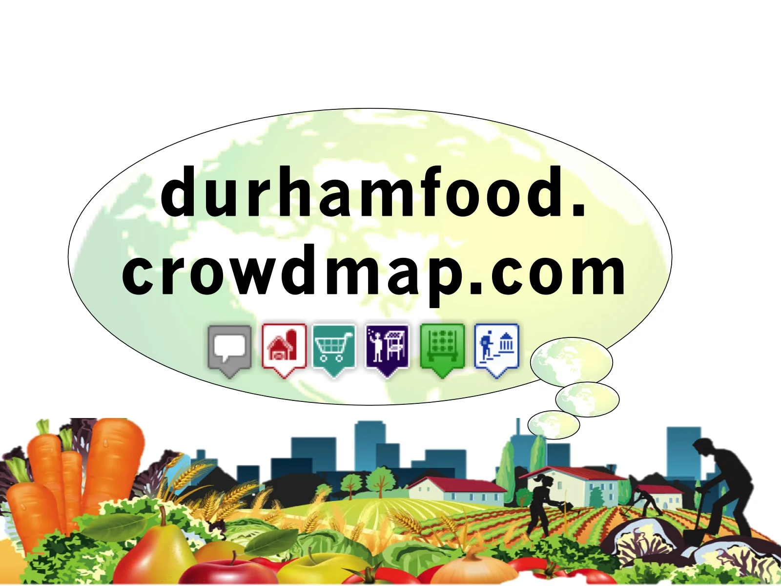 Durham Food Map image
