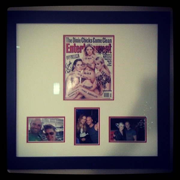 Heath's framed DCX Cover 