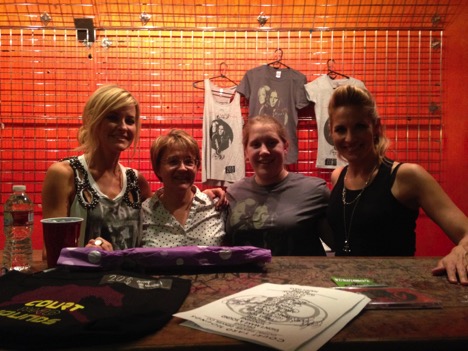 Mallory and her mother at a Court Yard Hounds Show - July 2014