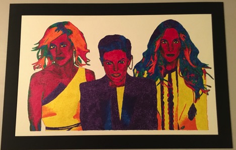 Mallory's Painting of the MMXVI Tour Photo