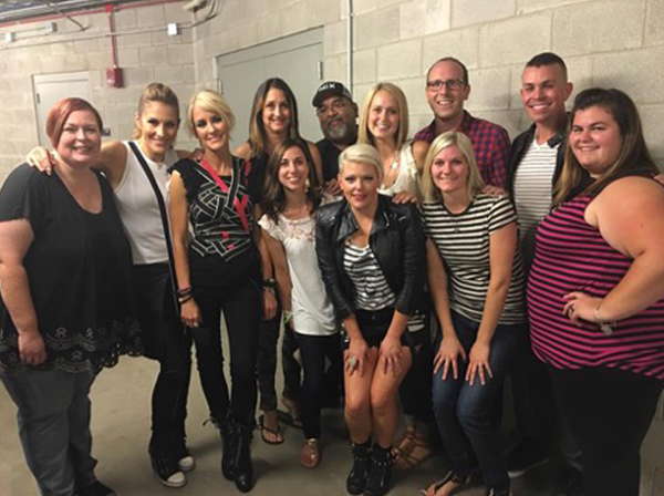 DCX Superfan Meetup backstage with The Chicks