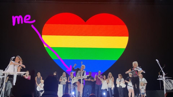 On stage at the DCX Toledo show